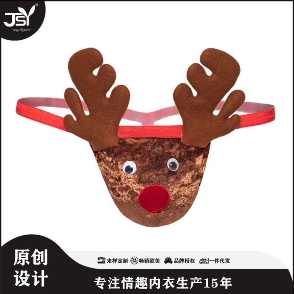 underpants men's cartoon shorts animal modeling christmas elk fun underwear bar and nightclub, Black;white
underpants men's cartoon shorts animal modeling christmas elk fun underwear bar and nightclub, Black;white