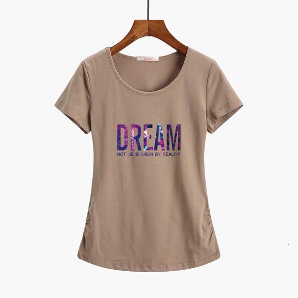 women's t-shirt casual shirt round neck cotton summer solid plus size short shirts nkiv, White
women's t-shirt casual shirt round neck cotton summer solid plus size short shirts nkiv, White