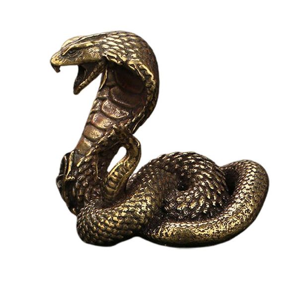decorative objects & figurines 1pc brass snake statue creative snack figurine sculpture deskadornment
decorative objects & figurines 1pc brass snake statue creative snack figurine sculpture deskadornment