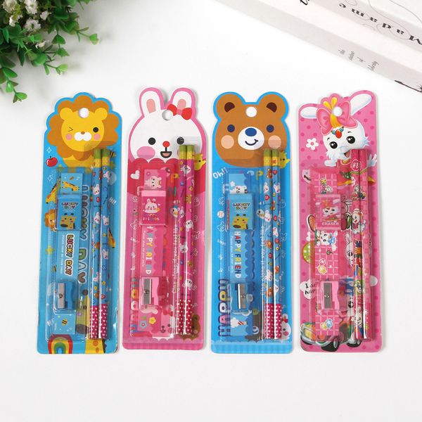 pencils children's pencil stationery set 5 sets of school supplies for primary school students activity kindergarten gift
pencils children's pencil stationery set 5 sets of school supplies for primary school students activity kindergarten gift