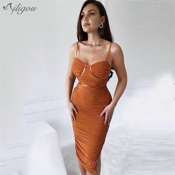 women designer lace mesh ruched orange bandage dress ladies elegant split midi bodycon party vestido 210525, Black;gray
women designer lace mesh ruched orange bandage dress ladies elegant split midi bodycon party vestido 210525, Black;gray