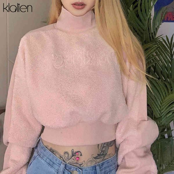 hoodie autumn long sleeve turtleneck pullovers women plush sweatshirt new casual slim solid street female short hoodie, Black
hoodie autumn long sleeve turtleneck pullovers women plush sweatshirt new casual slim solid street female short hoodie, Black