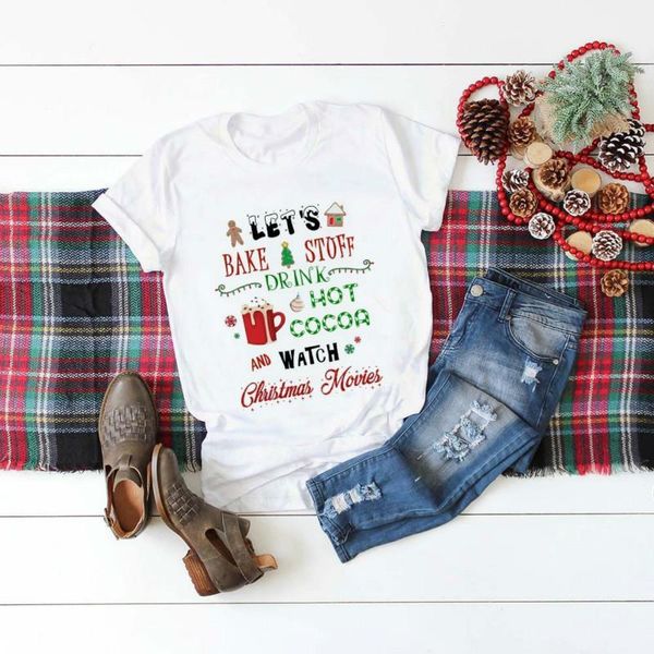 women's t-shirt bonjean casual short sleeve summer and tees christmas letter printing white shirt ropa mujer bj3500
women's t-shirt bonjean casual short sleeve summer and tees christmas letter printing white shirt ropa mujer bj3500