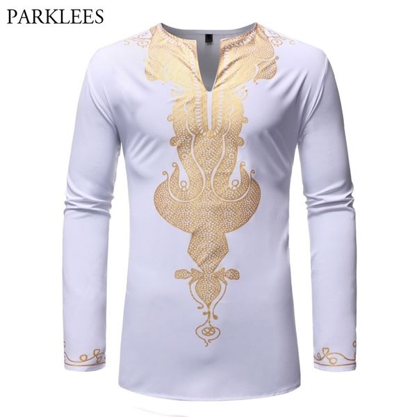 mens white african dashiki print shirt brand slim fit v neck tribal ethnic shirt men long sleeve africa clothing chemise 210522, White;black
mens white african dashiki print shirt brand slim fit v neck tribal ethnic shirt men long sleeve africa clothing chemise 210522, White;black