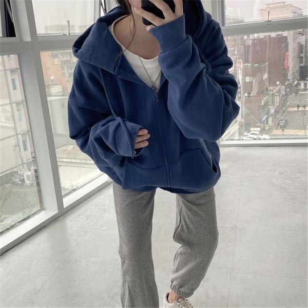 25ss women hoodie harajuku korean version loose oversized sweatshirts solid color long-sleeved hooded sweatshirt student girl size m-2xl, Black
25ss women hoodie harajuku korean version loose oversized sweatshirts solid color long-sleeved hooded sweatshirt student girl size m-2xl, Black