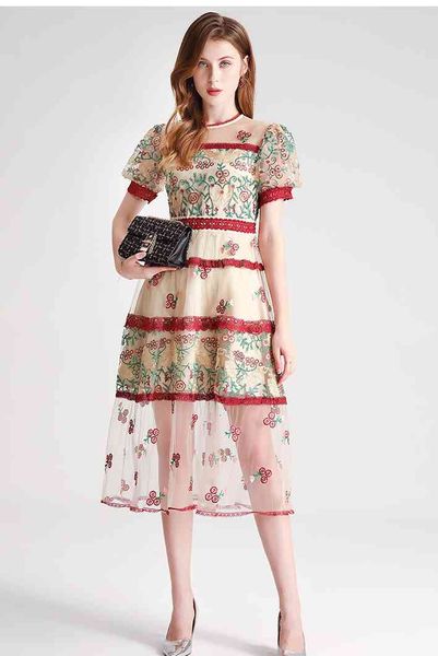 casual dresses women summer dress runway fashion vintage floral embroidery mesh overlay elegant party long ehkh, Black;gray
casual dresses women summer dress runway fashion vintage floral embroidery mesh overlay elegant party long ehkh, Black;gray