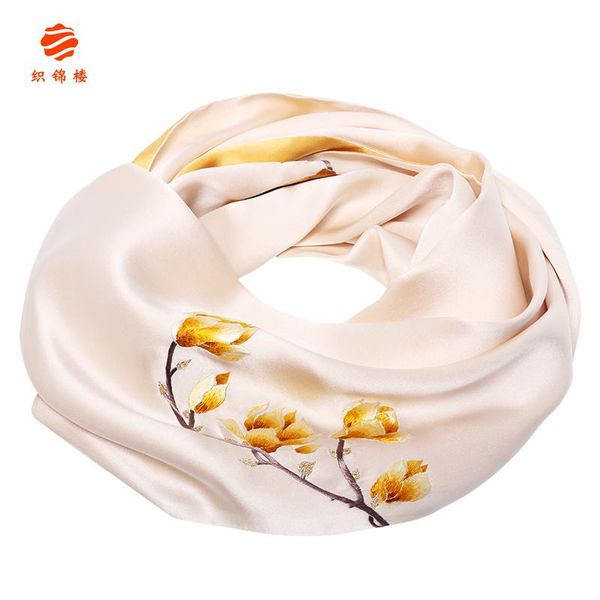 scarves brocade house silk women's handmade embroidery in spring and autumn period, Blue;gray
scarves brocade house silk women's handmade embroidery in spring and autumn period, Blue;gray