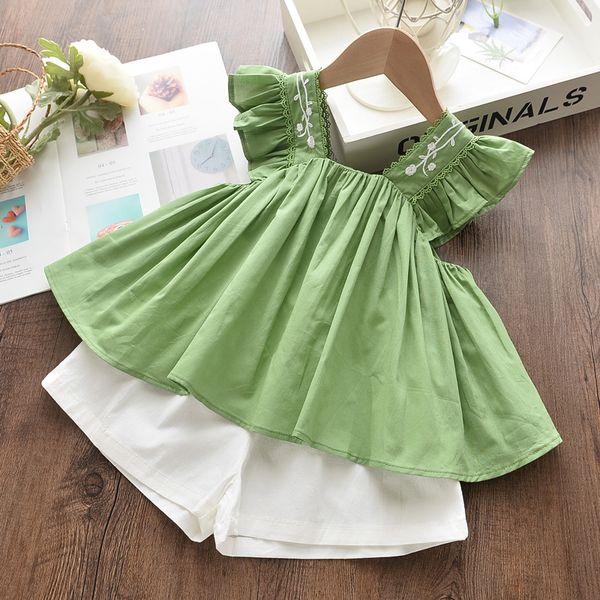 melario summer girls clothes set bohemian girl suit kids ruffle vest and shorts 2pcs suit kids clothes children clothing 210412, White
melario summer girls clothes set bohemian girl suit kids ruffle vest and shorts 2pcs suit kids clothes children clothing 210412, White