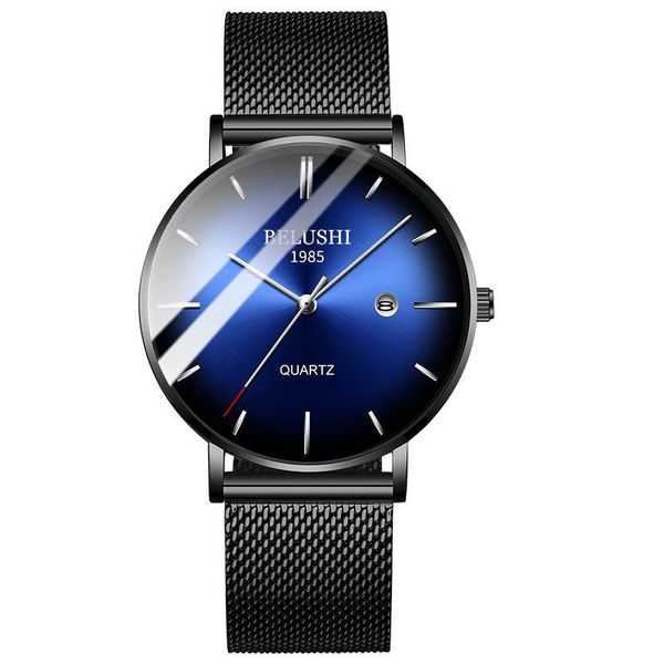 wristwatches men watch erkek kol saati ultra thin case steel strap waterproof wristwatch fashion business watches blue dial date male clock, Slivery;brown
wristwatches men watch erkek kol saati ultra thin case steel strap waterproof wristwatch fashion business watches blue dial date male clock, Slivery;brown
