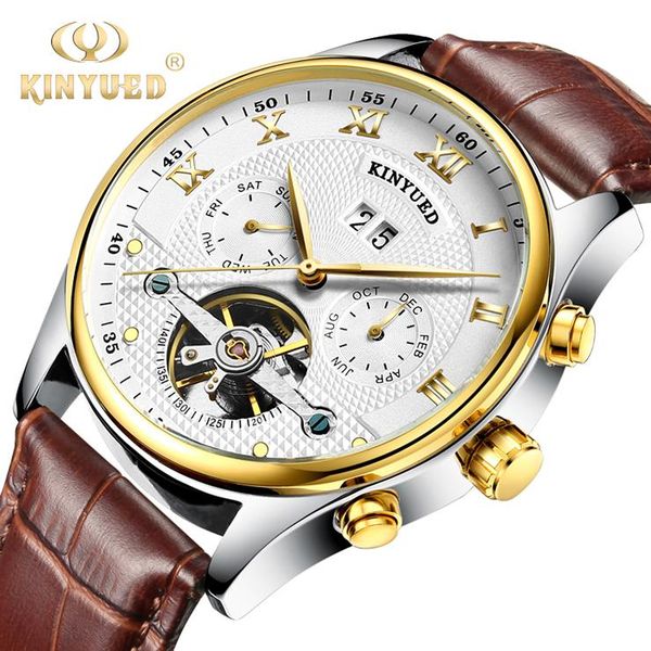 wristwatches kinyued brand j009 mens fashion leisure business automatic skeleton mechanical multifunction calendar watches male, Slivery;brown
wristwatches kinyued brand j009 mens fashion leisure business automatic skeleton mechanical multifunction calendar watches male, Slivery;brown