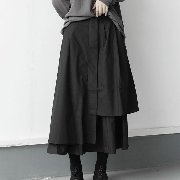 japanese street irregular fake two-piece mid-length skirt spring and autumn high waist plus size black preppy style skirts
japanese street irregular fake two-piece mid-length skirt spring and autumn high waist plus size black preppy style skirts