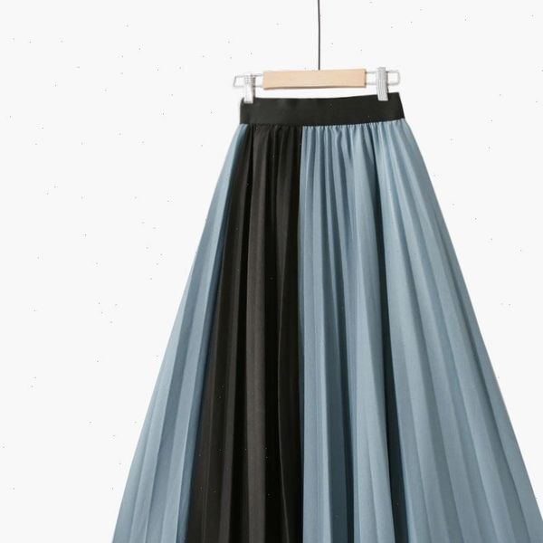korean elastic high waist solid women skirt spring color retro leated midi autumn winter pleated femme, Black
korean elastic high waist solid women skirt spring color retro leated midi autumn winter pleated femme, Black
