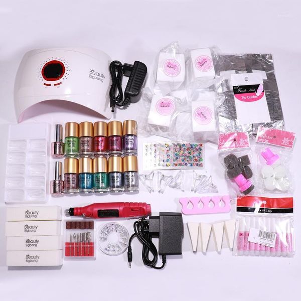 beautybigbang 37pcs nail art set 36w eu uv lamp polish remover cotton wipes stickers glue fake nails sticker tools set1
beautybigbang 37pcs nail art set 36w eu uv lamp polish remover cotton wipes stickers glue fake nails sticker tools set1
