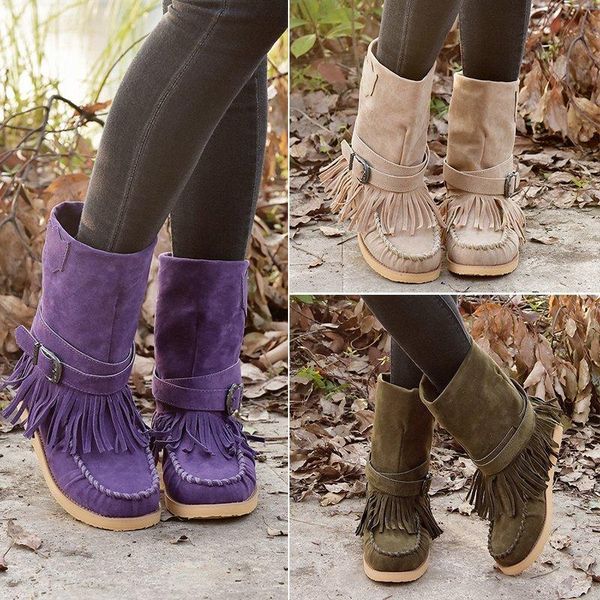 boots fashion women non-slip roman tassel winter ankle snow platform shoes fur botas mujer plus size 43, Black
boots fashion women non-slip roman tassel winter ankle snow platform shoes fur botas mujer plus size 43, Black