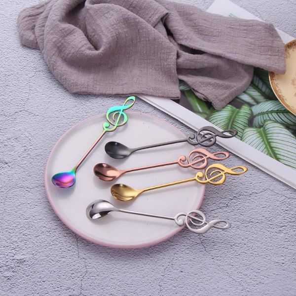 spoons mirror stainless steel musical note coffee spoon stirring teaspoon colorful ice cream cake dessert christmas creative gift
spoons mirror stainless steel musical note coffee spoon stirring teaspoon colorful ice cream cake dessert christmas creative gift