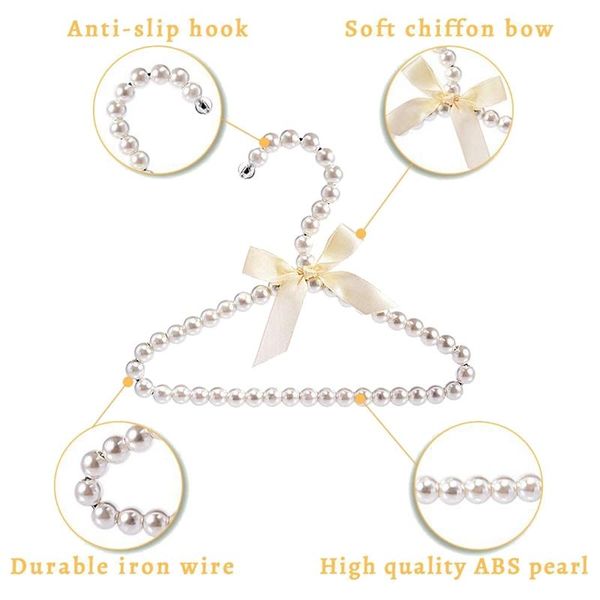 hangers & racks 5 pack faux pearl clothes hangers,elegant fashion standard for children(white)
hangers & racks 5 pack faux pearl clothes hangers,elegant fashion standard for children(white)