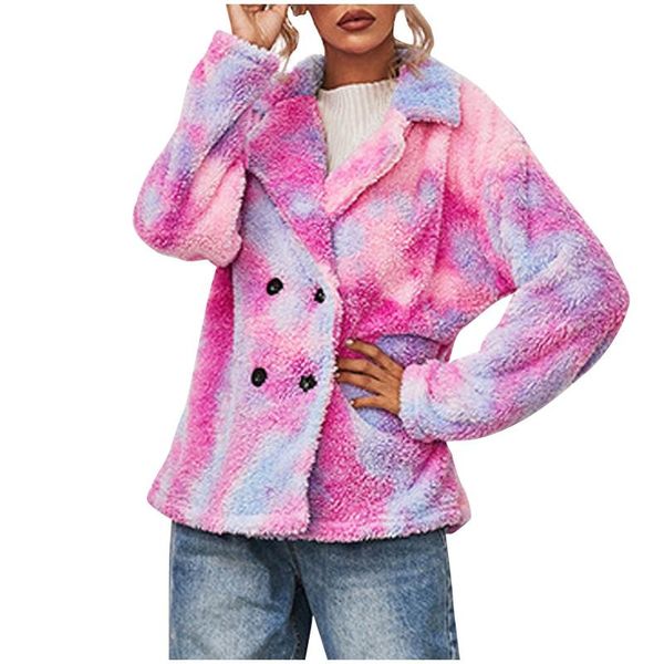 women's jackets 2021 winter fashion women long-sleeved coat ladies tie-dye printed elegant streetwear hooded single-breast plush jacket, Black;brown
women's jackets 2021 winter fashion women long-sleeved coat ladies tie-dye printed elegant streetwear hooded single-breast plush jacket, Black;brown