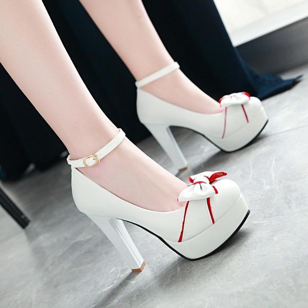 dress shoes women sweet bow high heels pumps platform bottom white comfortable work elegant wedding big size43, Black
dress shoes women sweet bow high heels pumps platform bottom white comfortable work elegant wedding big size43, Black