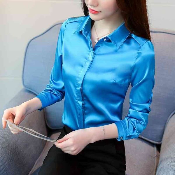women silk shirt elegant women satin blouses shirts blusas mujer de moda korean fashion women silk blouses shirt plus size 210410, White
women silk shirt elegant women satin blouses shirts blusas mujer de moda korean fashion women silk blouses shirt plus size 210410, White