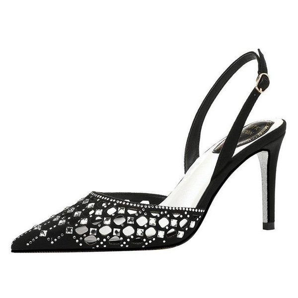 dress shoes 2021 summer high heel sandals female brand designer hollow large size casual knit party, Black
dress shoes 2021 summer high heel sandals female brand designer hollow large size casual knit party, Black