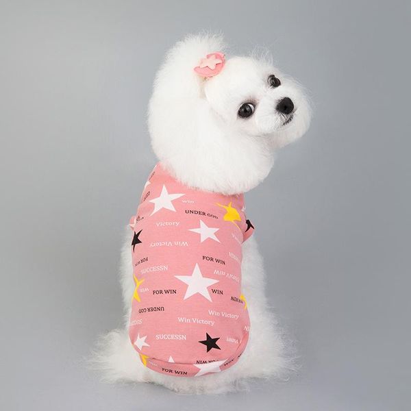 dog apparel cartoon star spring summer clothes thin soft cool two-legged t-shirt for dogs pet puppy teddy small clothing pink girl ropas
dog apparel cartoon star spring summer clothes thin soft cool two-legged t-shirt for dogs pet puppy teddy small clothing pink girl ropas