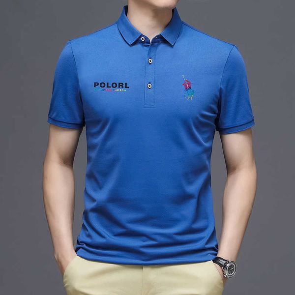 2021 color printed summer men's busins casual solid short sleeve polo half t-shirt lapel fashion
2021 color printed summer men's busins casual solid short sleeve polo half t-shirt lapel fashion