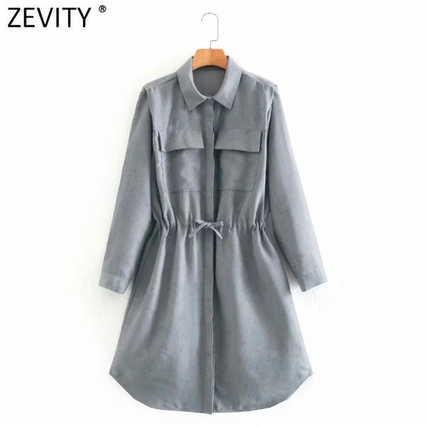 zevity women vintage turn down collar pockets decoration shirt dress female long sleeve casual elastic waist vestido ds4989 210419, Black;gray
zevity women vintage turn down collar pockets decoration shirt dress female long sleeve casual elastic waist vestido ds4989 210419, Black;gray