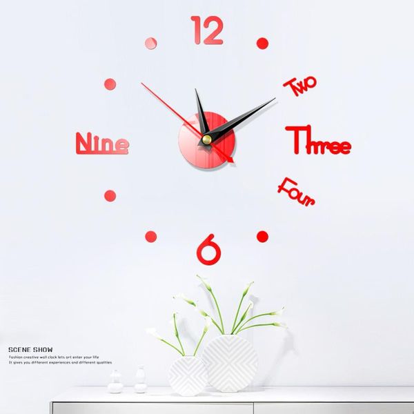 wall clocks 3d mirror surface sticker modern diy clock, acrylic digital clock for home decoration gifts
wall clocks 3d mirror surface sticker modern diy clock, acrylic digital clock for home decoration gifts