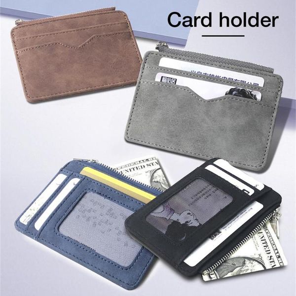 card holders 2021 men pu leather wallet slim holder protector case portable and practical lightweight elegant, Brown;gray
card holders 2021 men pu leather wallet slim holder protector case portable and practical lightweight elegant, Brown;gray