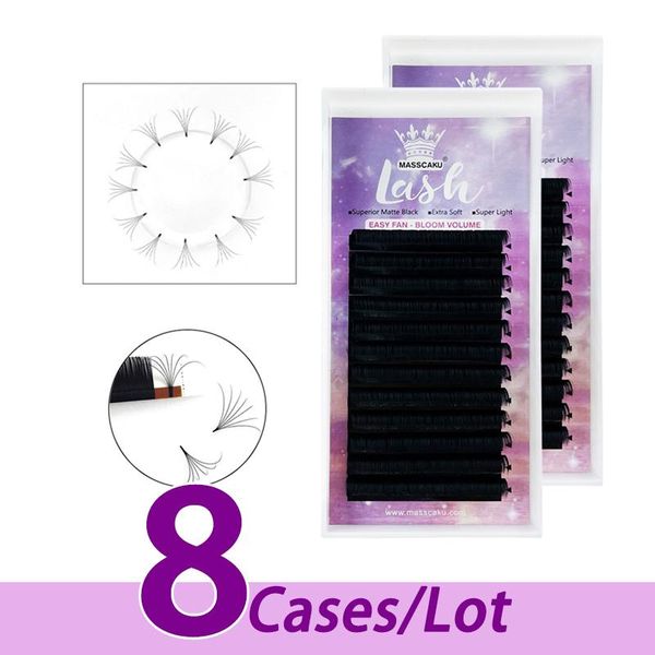 false eyelashes 8pcs/lot masscaku factory wholesale 8-20mm eyelash easy fan mix individual fanning extensions
false eyelashes 8pcs/lot masscaku factory wholesale 8-20mm eyelash easy fan mix individual fanning extensions