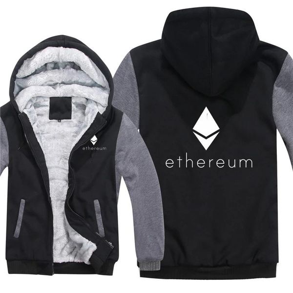 men's hoodies & sweatshirts winter clothing blockchain crypto ethereum logo thicken hoody sweatshirt large size jacket eth coin, Black
men's hoodies & sweatshirts winter clothing blockchain crypto ethereum logo thicken hoody sweatshirt large size jacket eth coin, Black