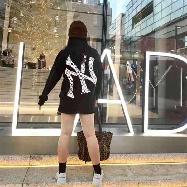 women's sweater autumn 2021 new korean loose net red slightly fat slim fashion brand, Black
women's sweater autumn 2021 new korean loose net red slightly fat slim fashion brand, Black