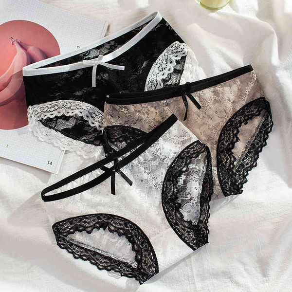 women's panties straight girl lace underwear medium waist mesh breathable comfortable letter side briefs, Black;pink
women's panties straight girl lace underwear medium waist mesh breathable comfortable letter side briefs, Black;pink