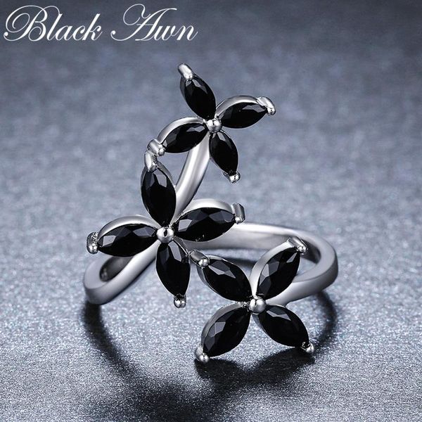 cluster rings 2021 bijoux trendy 925 sterling silver fine jewelry black spinel engagement ring for women anillos mujer g069, Golden;silver
cluster rings 2021 bijoux trendy 925 sterling silver fine jewelry black spinel engagement ring for women anillos mujer g069, Golden;silver
