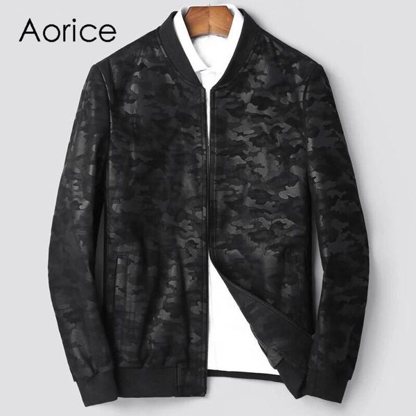 men's jackets pudi mt834 2021 men fashion real sheep camouflage leather with collar fall winter casual outwear, Black;brown
men's jackets pudi mt834 2021 men fashion real sheep camouflage leather with collar fall winter casual outwear, Black;brown