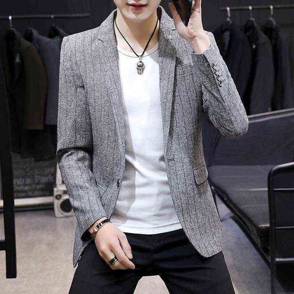luxury suits blaze 2021 spring autumn casual single wtern and korean version slim fit vertical stripe men's suit coat, Black
luxury suits blaze 2021 spring autumn casual single wtern and korean version slim fit vertical stripe men's suit coat, Black
