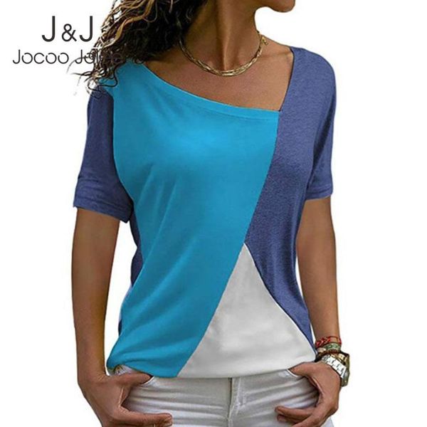 jocoo jolee women summer patchwork irregular multicolor casual basic normcore t-shirts short sleeve slim v-neck 210518, White
jocoo jolee women summer patchwork irregular multicolor casual basic normcore t-shirts short sleeve slim v-neck 210518, White