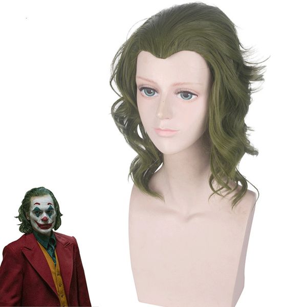 joker master clown shengda movie arthur fleck mixed green short curly cos animation wig, Black;brown
joker master clown shengda movie arthur fleck mixed green short curly cos animation wig, Black;brown