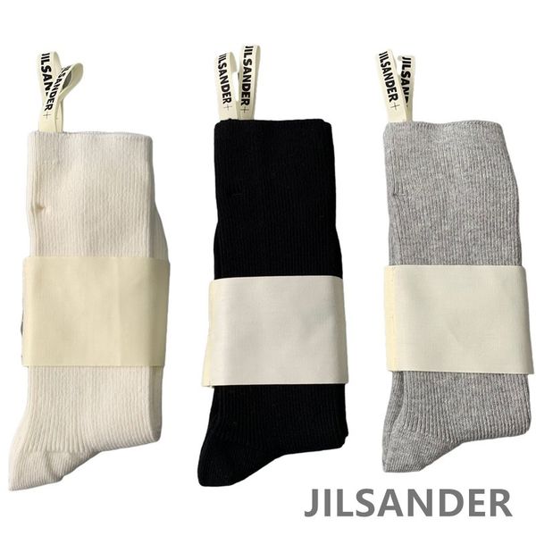 fashion designers new jil sander italian black and white gray solid double needle pit bar heavy industry four seasons women's middle tu