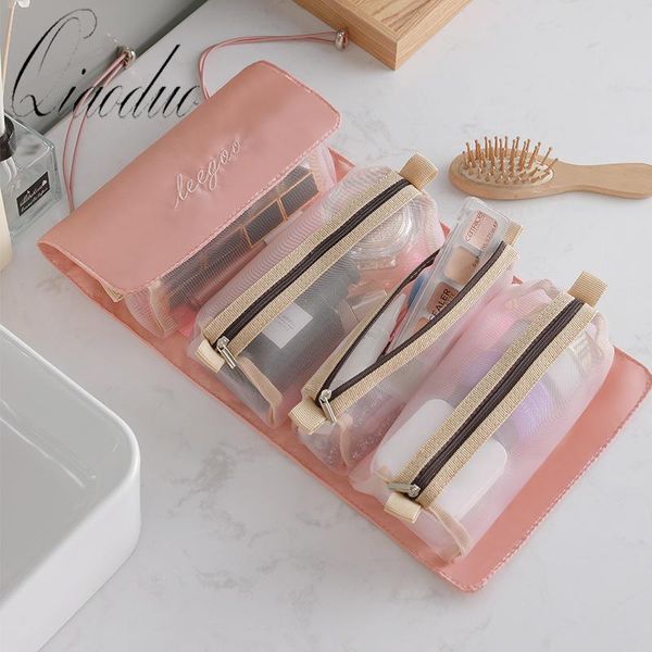 qiaoduo travel cosmetic bag women mesh make up box bags portable large-capacity toiletry makeup brushes lipstick storage & cases
qiaoduo travel cosmetic bag women mesh make up box bags portable large-capacity toiletry makeup brushes lipstick storage & cases