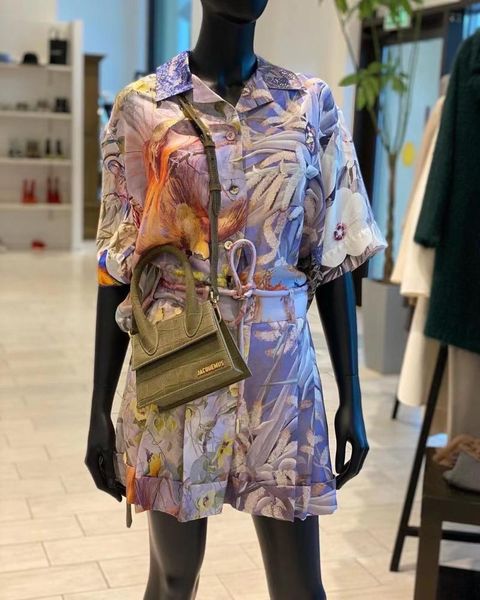 women's blouses & shirts ik0664 fashion 2021 runway luxury european design party style clothing, White
women's blouses & shirts ik0664 fashion 2021 runway luxury european design party style clothing, White