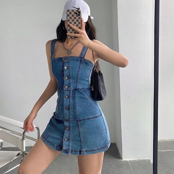 casual dresses womengaga denim mini summer party dress high waist closed skinny slim body tank korean women clothes g8fb, Black;gray
casual dresses womengaga denim mini summer party dress high waist closed skinny slim body tank korean women clothes g8fb, Black;gray
