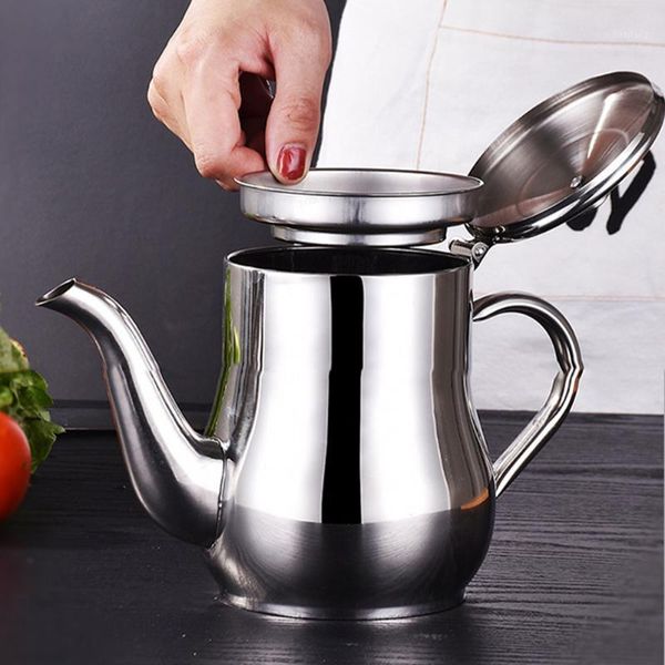 storage bottles & jars bbq grease strainer cooking drip for kitchen easy clean stainless steel oil dispenser bottle multifunction
storage bottles & jars bbq grease strainer cooking drip for kitchen easy clean stainless steel oil dispenser bottle multifunction