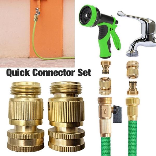 watering equipments 3/4" ght thread brass quick connector garden adapter drip irrigation copper hose fittings 1 pcs
watering equipments 3/4" ght thread brass quick connector garden adapter drip irrigation copper hose fittings 1 pcs