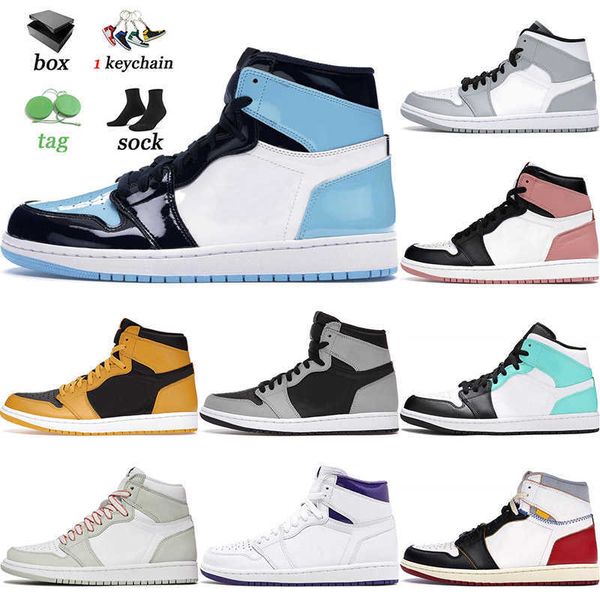 high unc patent basketball shoes 1 1s jumpman twist hyper royal seafoam bred crimson tint dark mocha retro trainers sneakers 36-46
high unc patent basketball shoes 1 1s jumpman twist hyper royal seafoam bred crimson tint dark mocha retro trainers sneakers 36-46