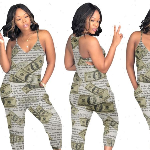summer spaghetti strap colorful womens jumpsuit print overalls full length body mujer romper sy171, Black;white
summer spaghetti strap colorful womens jumpsuit print overalls full length body mujer romper sy171, Black;white