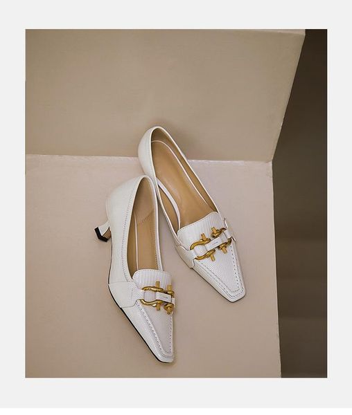 dress shoes comfortable 2021 autumn thick heel square head natural leather large fashion semi-high heeled women's, Black
dress shoes comfortable 2021 autumn thick heel square head natural leather large fashion semi-high heeled women's, Black