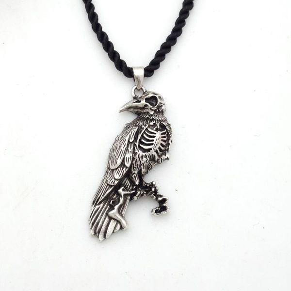 pendant necklaces gothic bird odin crow skull necklace halloween raven jewelry viking accessories, Silver
pendant necklaces gothic bird odin crow skull necklace halloween raven jewelry viking accessories, Silver