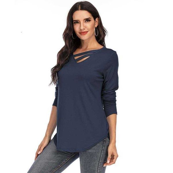 women's t-shirt autumn solid t women clothes v-neck long sleeve fashion plus size t-shirt casual tee shirt femme 64yt, White
women's t-shirt autumn solid t women clothes v-neck long sleeve fashion plus size t-shirt casual tee shirt femme 64yt, White