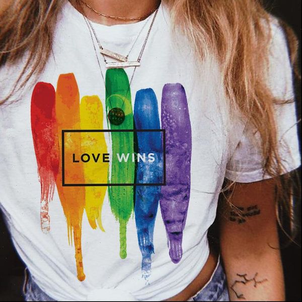 lgbt gay tee bisexual womens t shirt love wins kawaii lesbian rainbow is femme, White
lgbt gay tee bisexual womens t shirt love wins kawaii lesbian rainbow is femme, White
